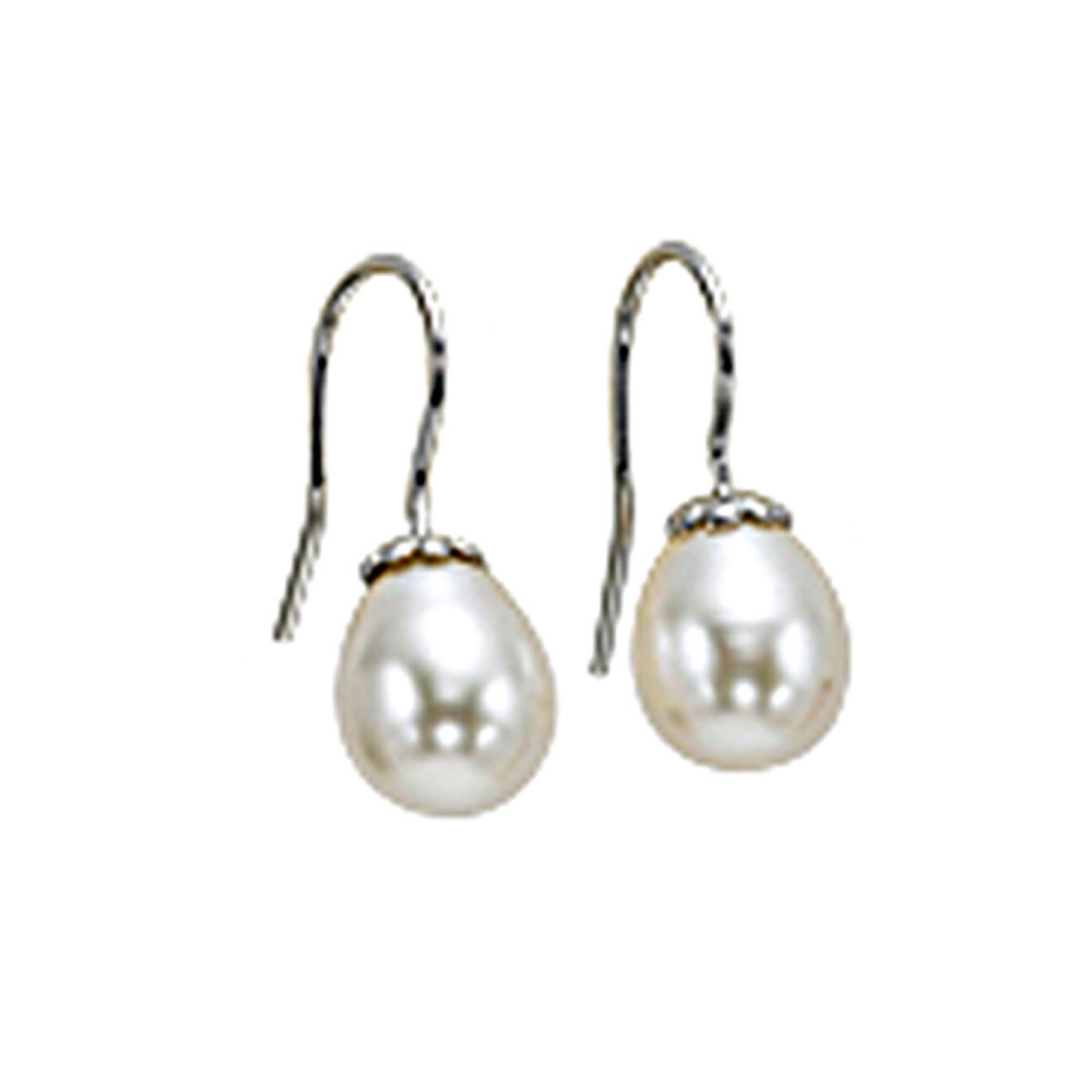 Sterling Silver Freshwater Euro Wire Earrings