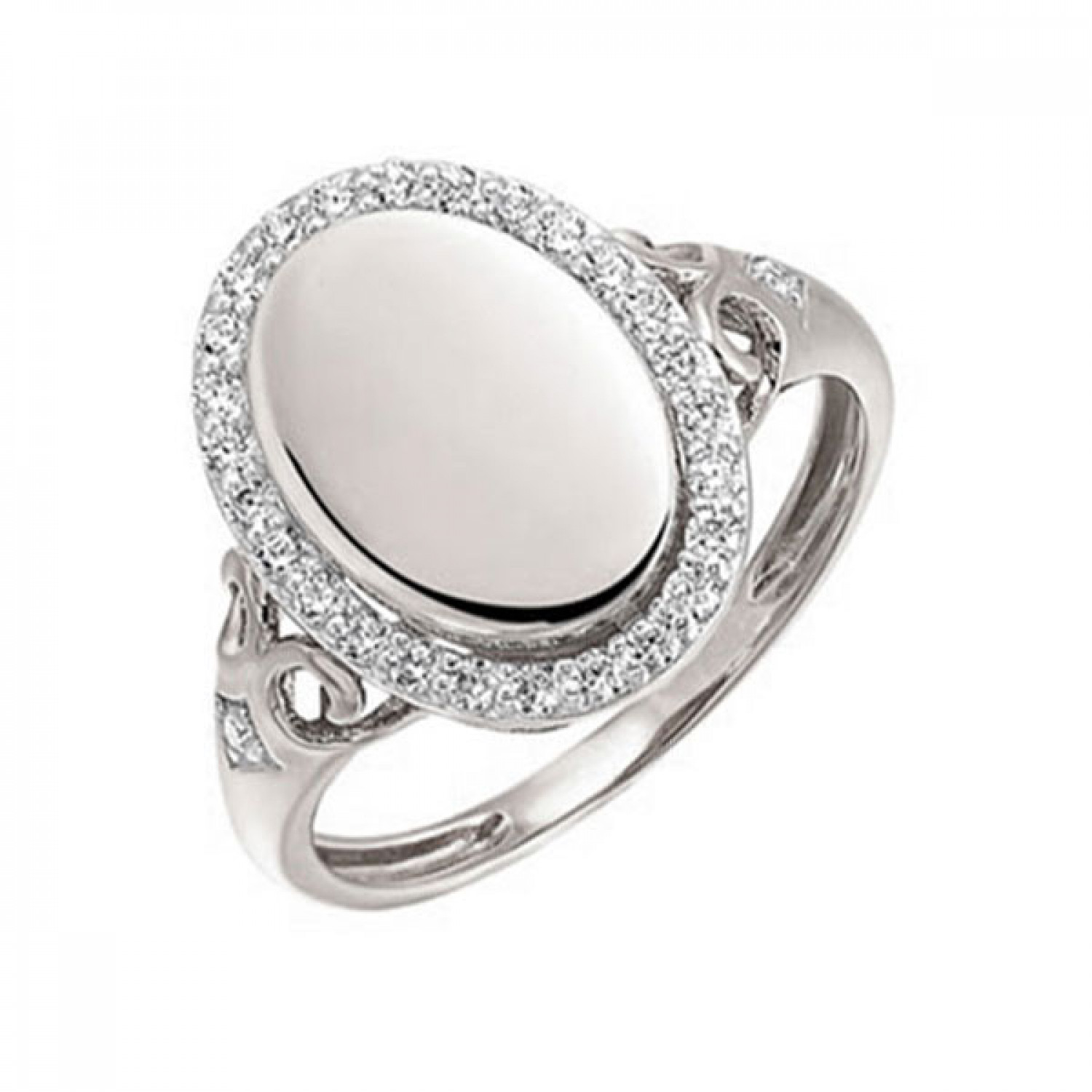 Engravable 14KT Signet Fashion Ring