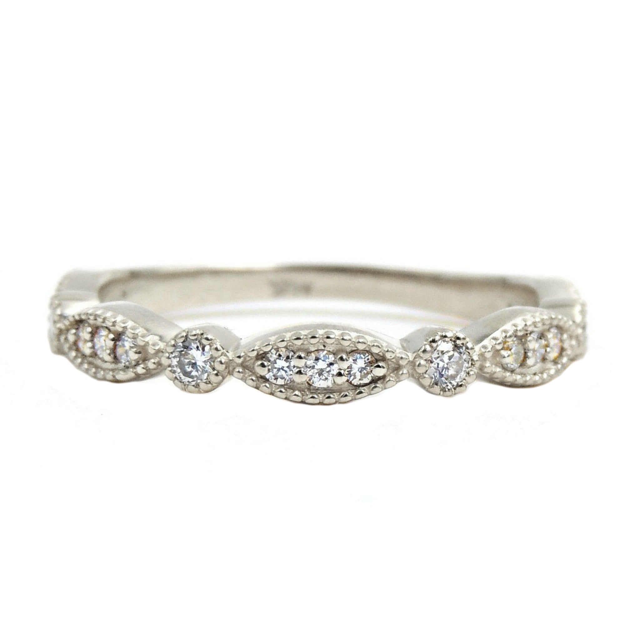 Vintage Diamond Stackable