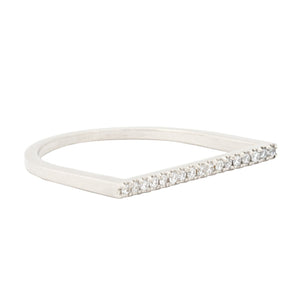 Skinny Stackable Diamond Ring
