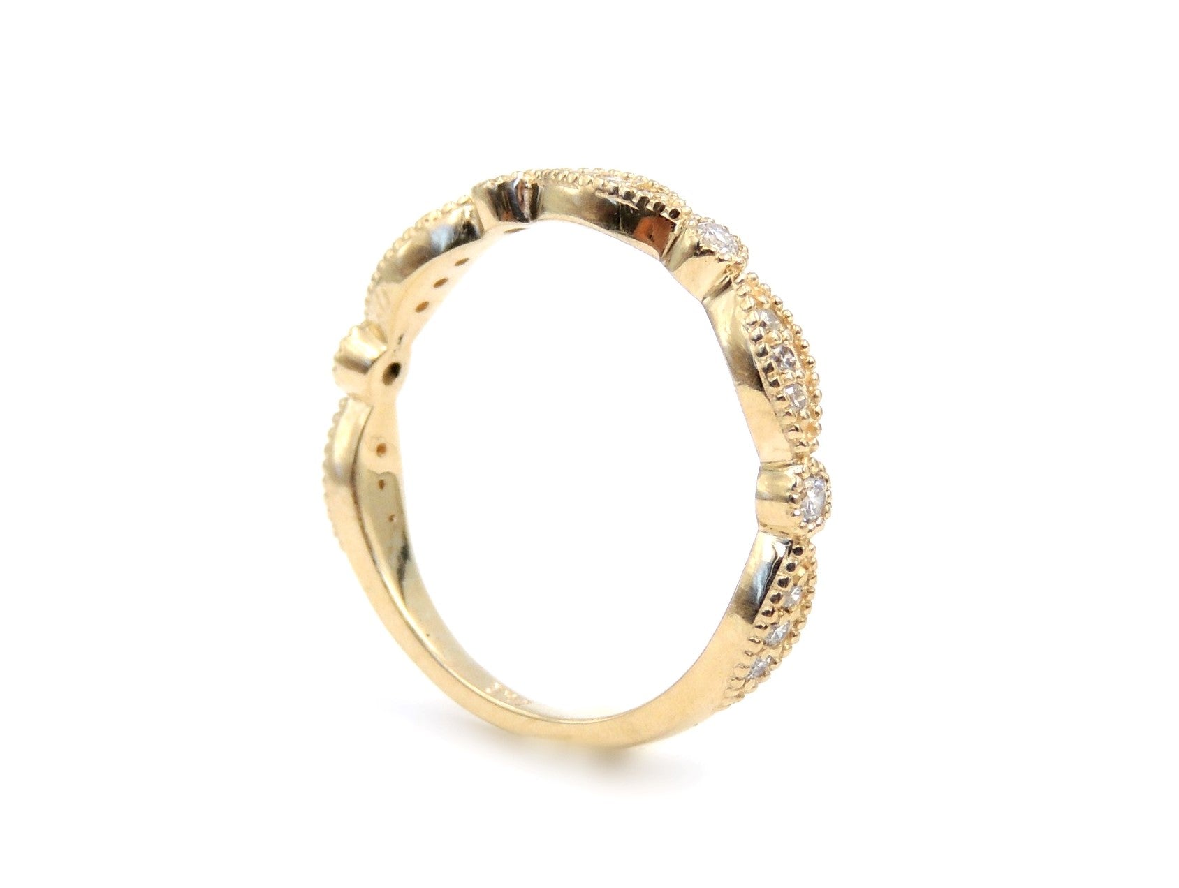 Vintage Diamond Stackable